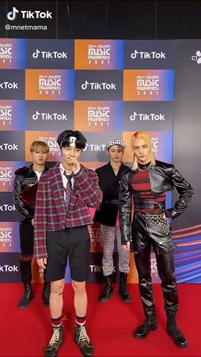 Stray Kids dancing Thunderous Christmas Version (Hyunjin, I.N, Changbin and Leeknow)