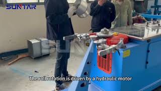 SUNTAY| Hydraulic Round Elbow Machine for processing round ducts and the butt joints on round elbows