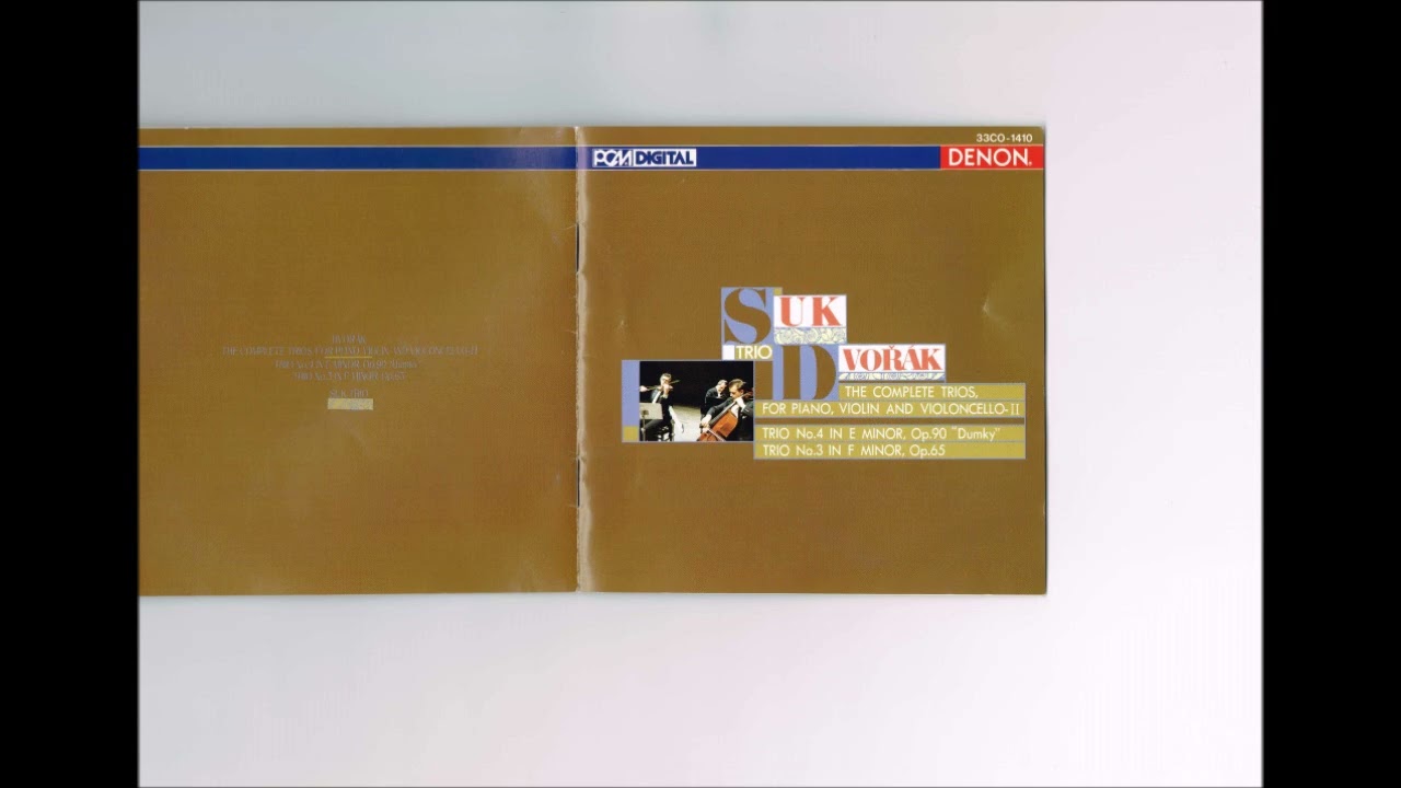 Dvorak - Piano Trio No.4 “Dumky” Suk Trio - YouTube
