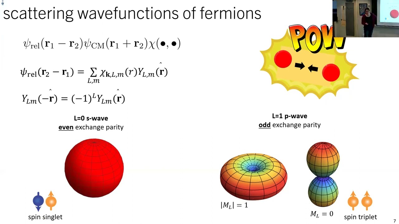 Coraline Fujiwara: Strongly interacting p-wave fermionic atoms in three-dimensional optical lattices