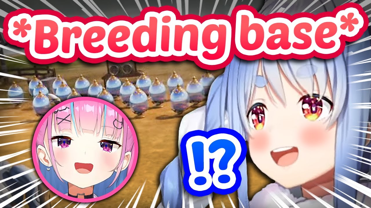 Pekora Finds Aqua's Insane Breeding Base In Palworld 【ENG Sub Hololive】