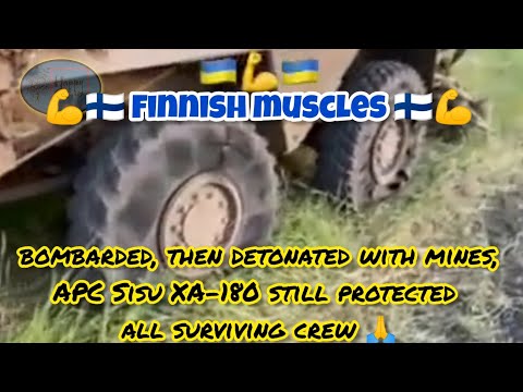 🔴 FINNISH MUSCLES: Bombarded, Detonated With mines, APC Sisu STILL PROTECTED ALL SURVIVING CREW 💪🇫🇮💪