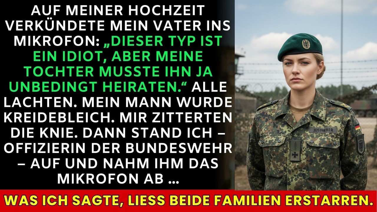 Bei meiner Hochzeit nannte mein Vater meinen Mann einen Idioten – dann griff ich zum Mikro!