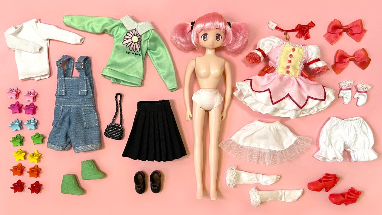 Puella Magi Madoka Magica Licca Rize Doll Unboxing Dress Up｜리카