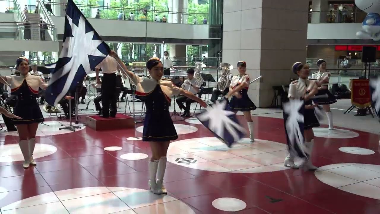神奈川県警察音楽隊　カラーガード　2022-07-14