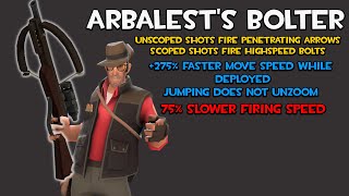 Sniper's New Penetrating Crossbow with 2 different ammo types