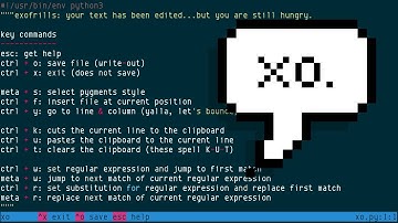 xo, lightweight text editor with syntax highlighting