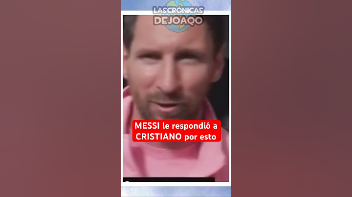 MESSI le respondió a CRISTIANO y sorprendió 😱| #Messi habló de #CristianoRonaldo #Cr7 #Futbol #Goat