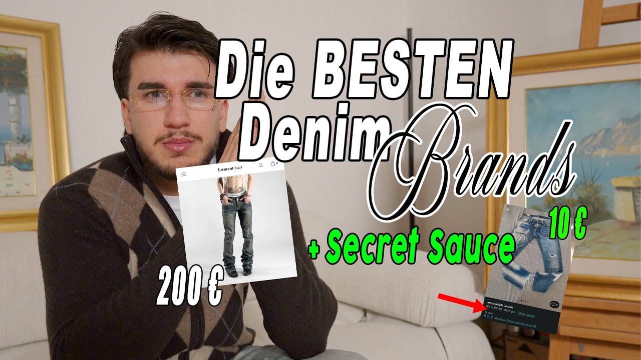 DIE BESTEN Denim Brands 2025 (+GÜNSTIGE Second-Hand Sauce)🔥🔥