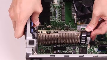 Lenovo ThinkSystem ST250 installing a PCIe adapter