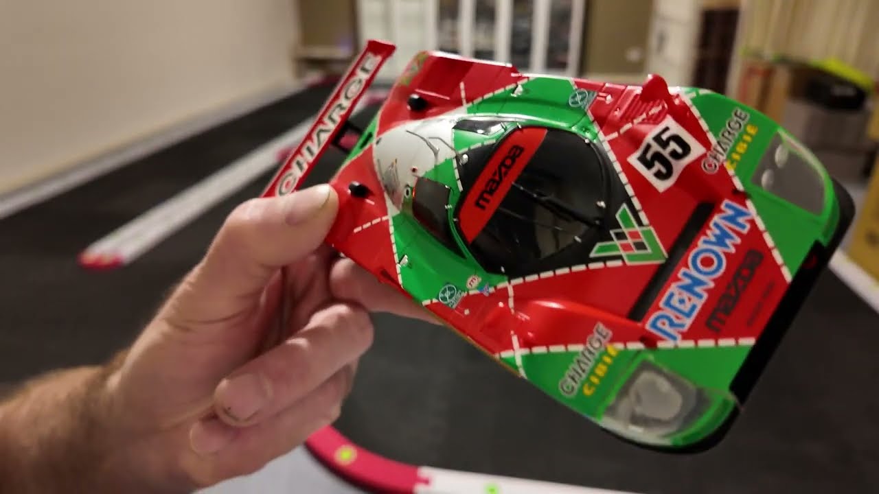ケイチャンページ Kyosho Mini-Z Porsche 962C LH and Mazda 787B - Track Test - YouTube
