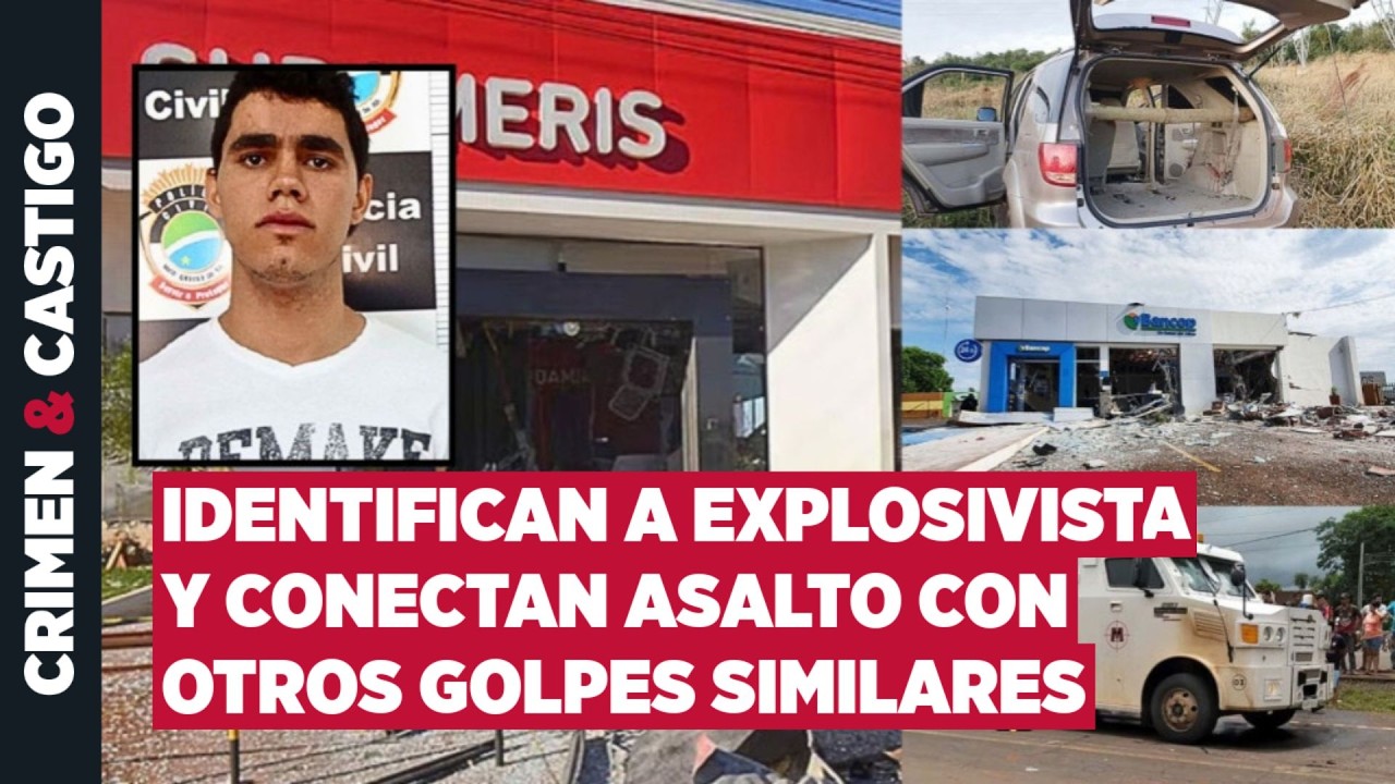 La conexión del asalto al banco en Naranjal con otros golpes: Policía identificó al explosivista