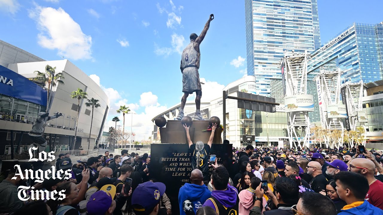 What Kobe Bryant’s statue means to fans and Los Angeles