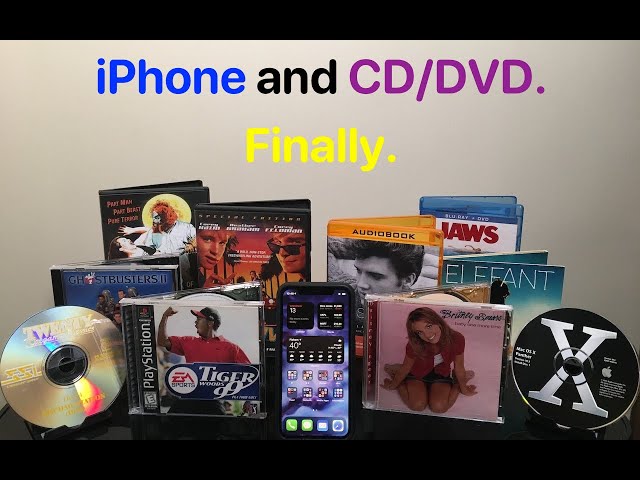 iPhone and CD/DVD.  Finally. class=