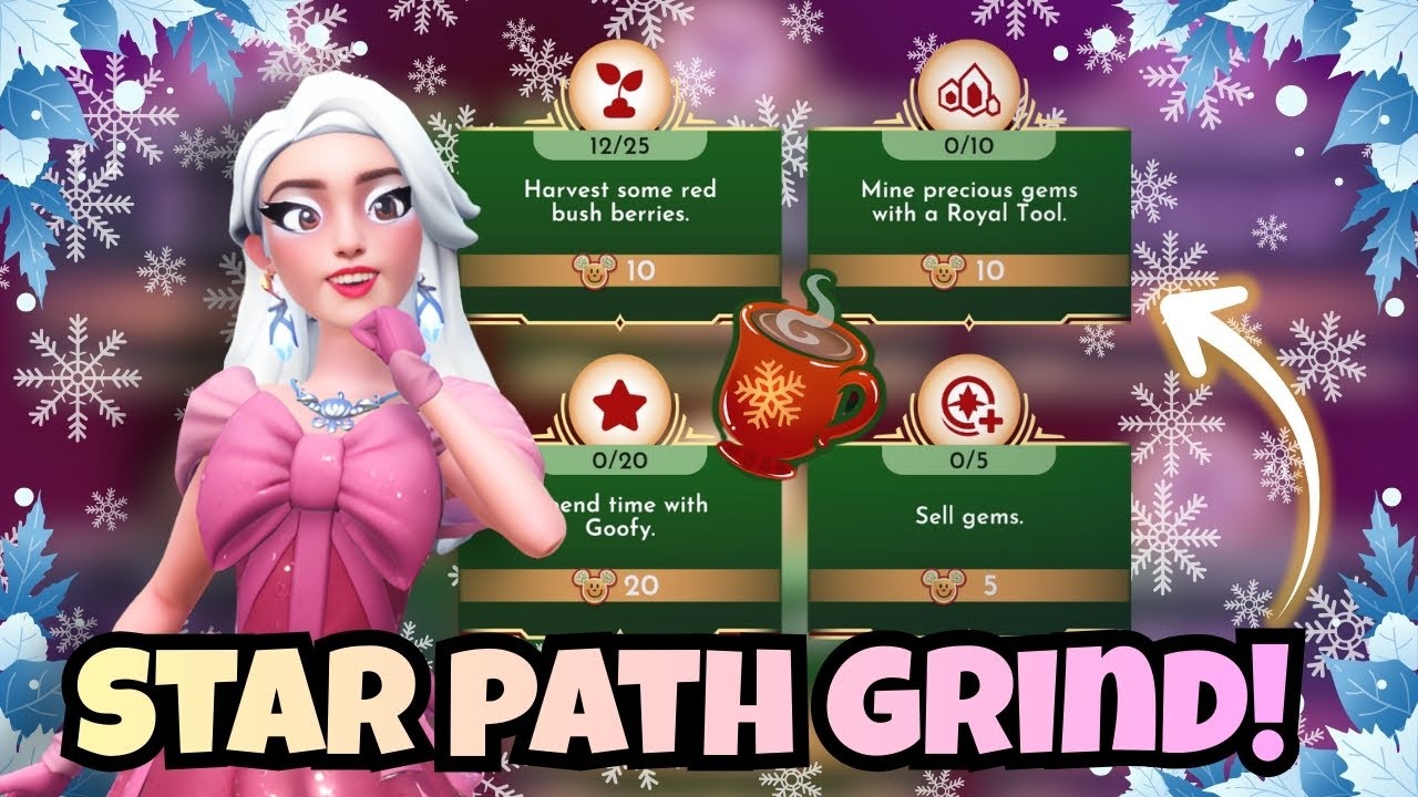 🔴 Star Path GRIND Before the Holidays end!!  | Disney Dreamlight Valley