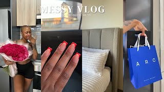 MESSY VLOG EP41| APARTMENT UPDATES, NEW NAILS, SPA, SHOPPING, DATES & MORE