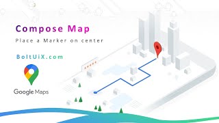 Place Marker at Center of Screen 🧭 | Jetpack Compose Google Maps Tutorial