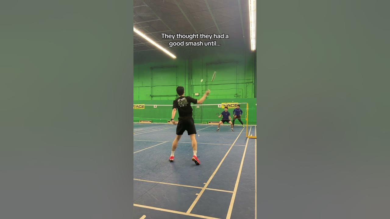 Badminton smash defence YouTube