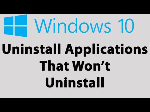 How to Force Uninstall A Program That Won’t Uninstall /چگونه برنامه ای را حذف کنید که نصب نخواهد شد