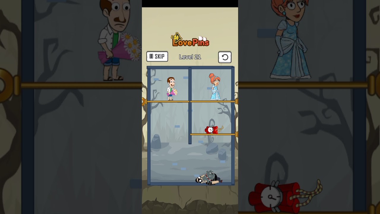 Love pins //rescue puzzle game//save the girl//android ios gameplay