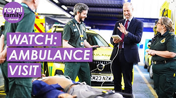 WATCH: Prince William Goes Behind the Scenes at London Ambulance Headquarters
