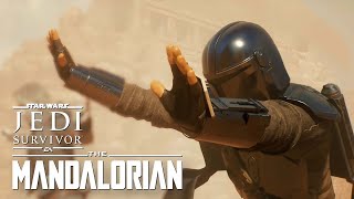 The Mandalorian and Merrin vs Imperial Driller - Jedi: Survivor Mods