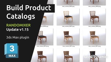 Build Product Catalogs Automatically in 3ds Max  |  RandoMixer v1.15 Update