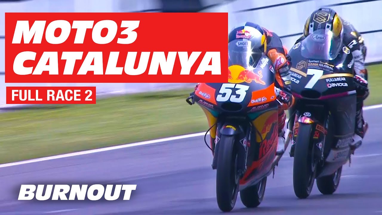 Moto3 Junior World Championship | FULL RACE 2 | Barcelona-Catalunya 2019 | BURNOUT