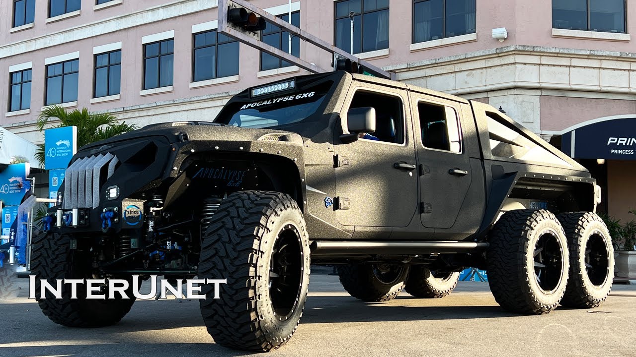 Hellfire 6x6 Gladiator Apocalypse Supercharged V8 6.2L 750HP Hellcat 2022 Jeep Custom Truck