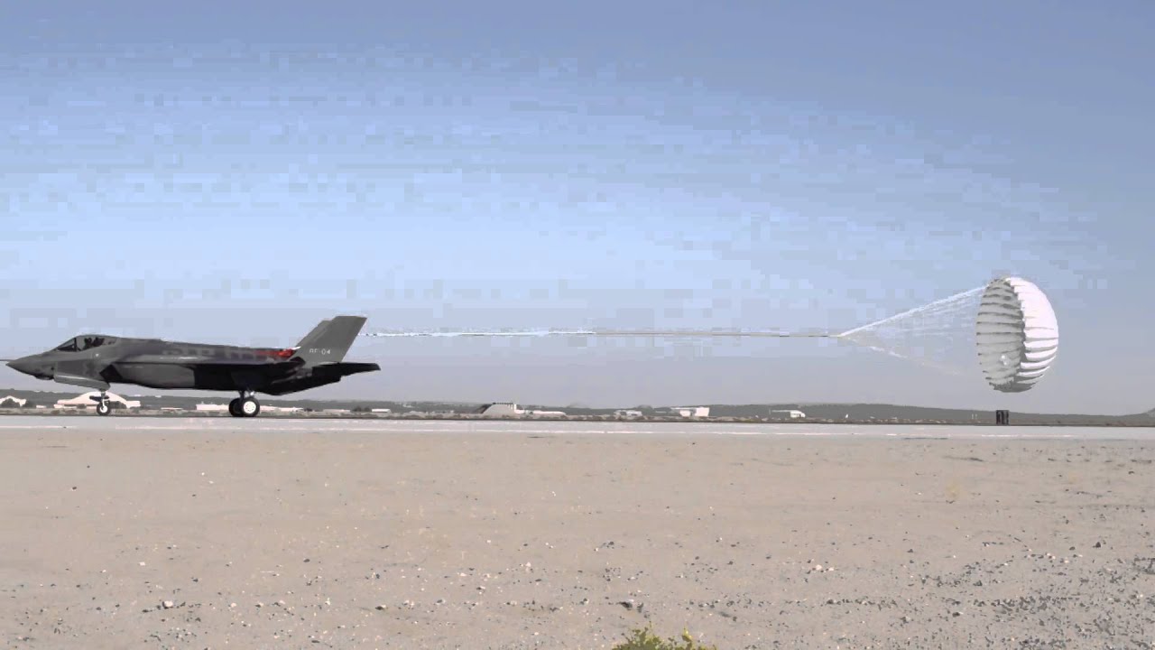 F35A Spin Recovery Chute Test YouTube