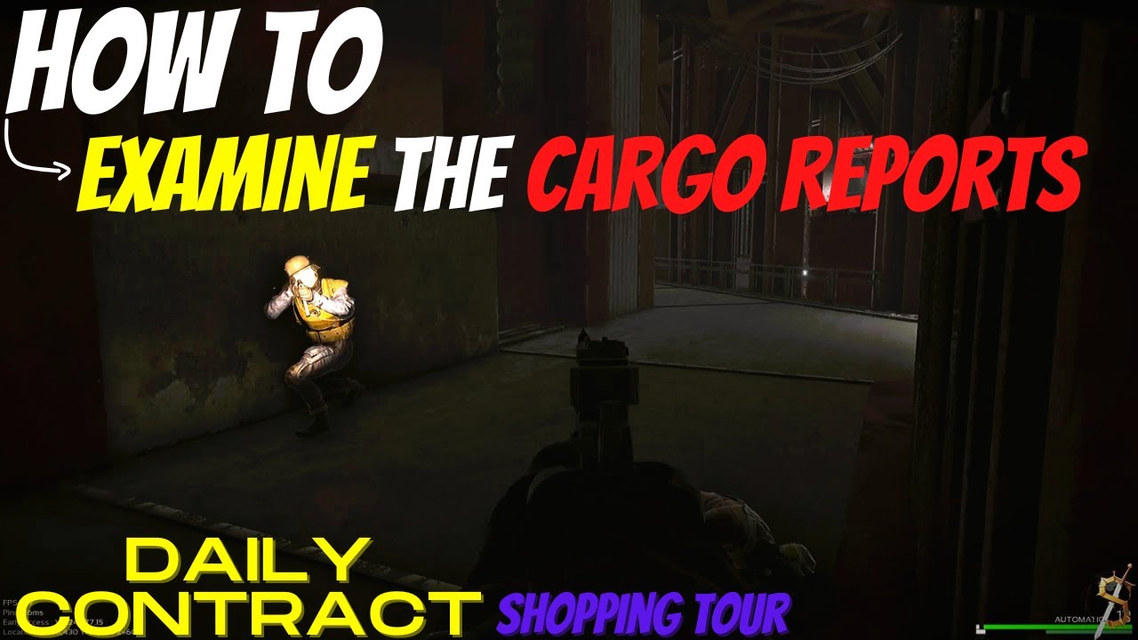Marauders Gameplay [GUIDE] - Daily Contract - Examine the Cargo Reports (Shopping Tour)