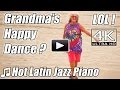 Hot Latin Piano Jazz FUNNY HAPPY DANCE Grandma? Instrumental Salsa Beats Music songs 4K Video Fail