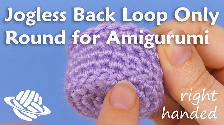 Jogless Back Loop Only Round for Amigurumi (right-handed version)