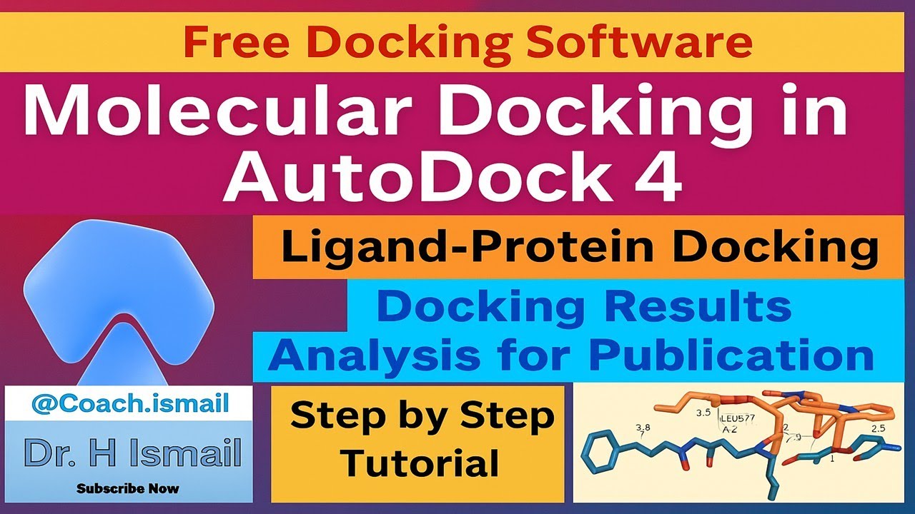 Level Three Autodock Target Specific Docking Using AutoDock4 | Free Docking Software ...
