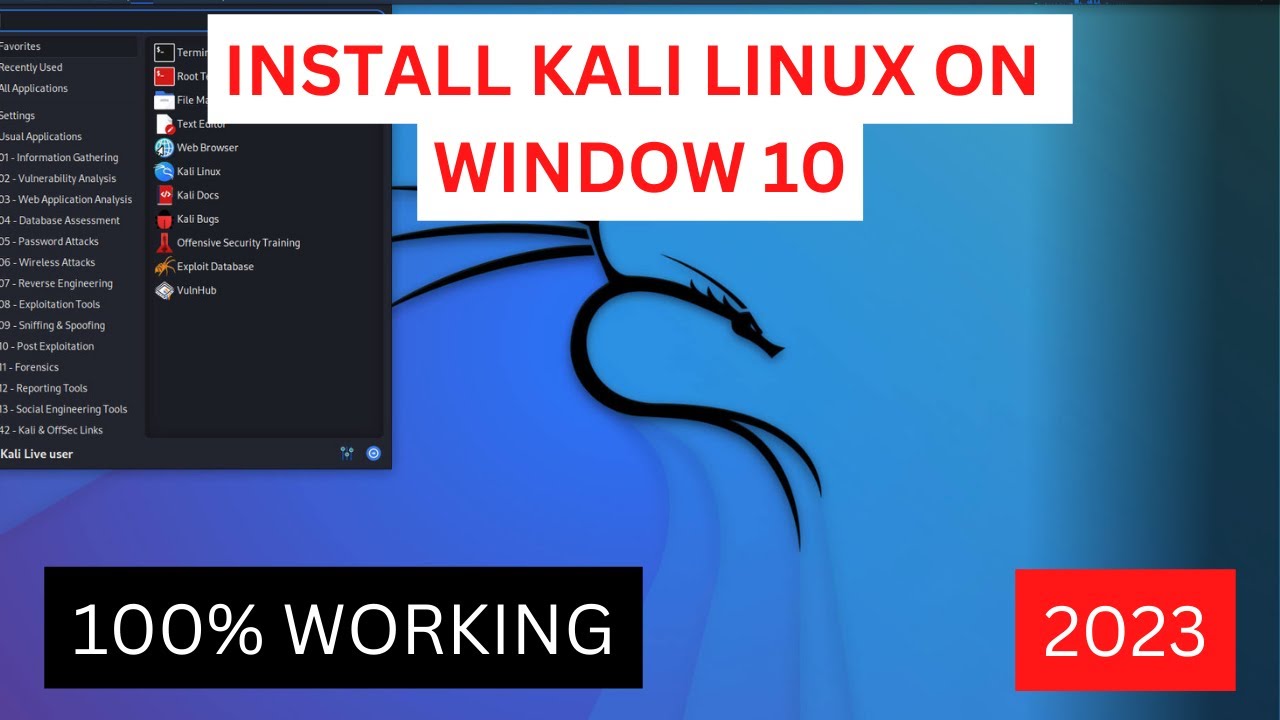 How To Install Kali Linux In Virtualbox 2023 How To Install Kali Linux In Virtualbox 2023