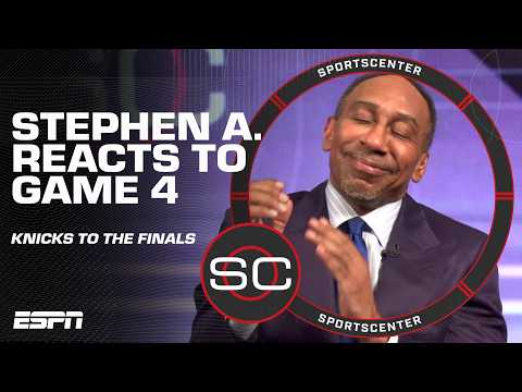 'I can't even contain my excitement' - Stephen A. reacts to the Knicks' ECF victory 🏆 | SportsCenter