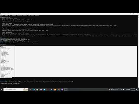 การใช้ sqlmap เพื่อเข้าเจาะฐานข้อมูลของเว็บไซต์