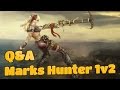 5.4.8 Marks Hunter PvP (1080p ᴴᴰ) - Q&A + 1v2 Arenas - World of Warcraft BattleMasterPvP