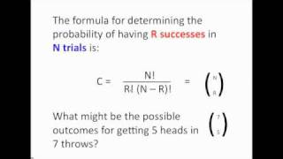 Statistics - 3 - The Binomial Distribution - 4 - Binomial Trials as Distributions