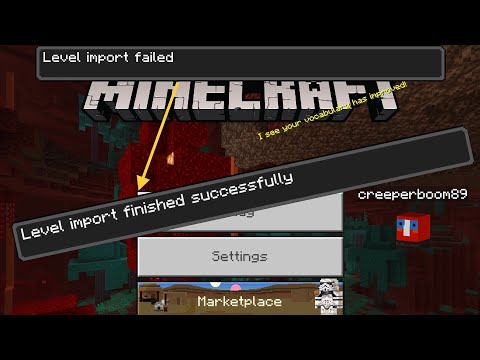 HOW TO FIX IMPORT FAILED IN MINECRAFT ON IOS (UPDATED VERSION AVAILABLE)