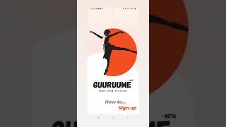 Guuruume Tutorials -How to sign up-