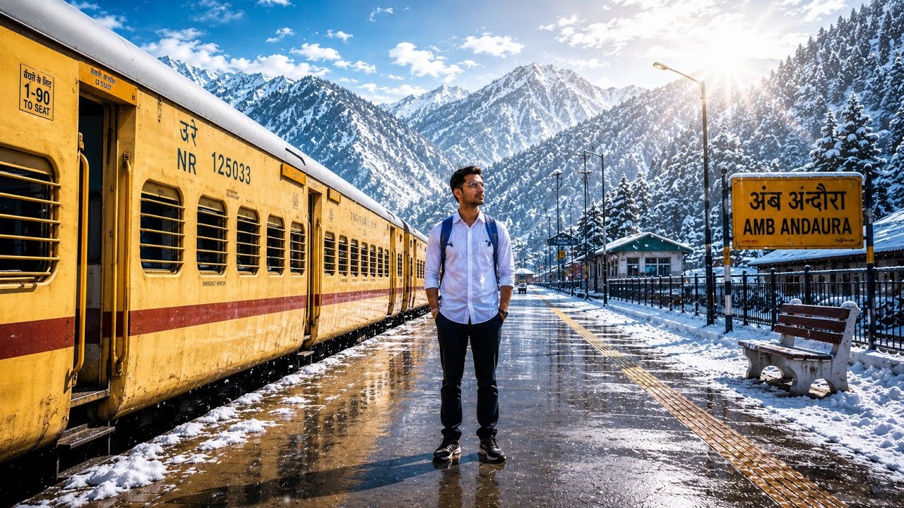 “Ambala Cantt to Amb Andaura MEMU Journey – Real Village Views & Train ...
