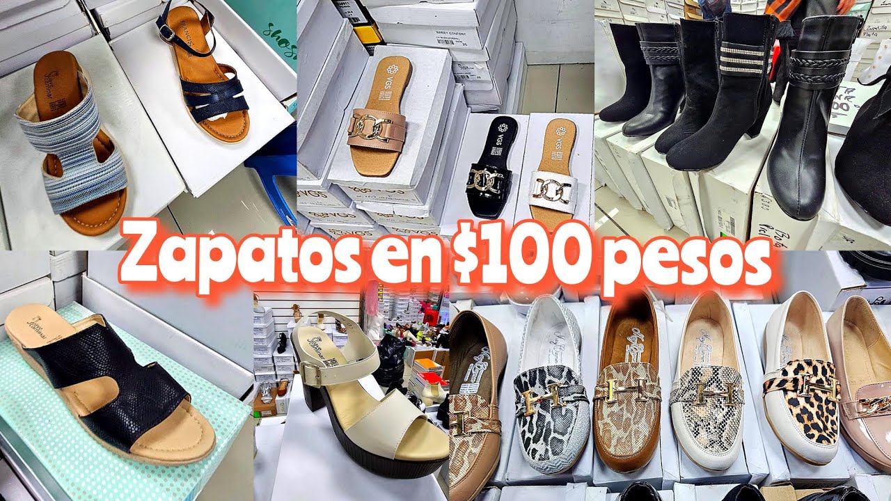 Tienda de ZAPATOS en $100 PESOS 👞 