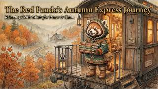 The Red Panda’s Autumn Express Journey 🍂 Relaxing Celtic Ambient Music for Sleep screenshot 5