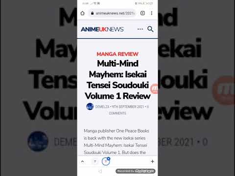 Video Multi-Mind Mayhem: Isekai Tensei Soudouki Volume 1 Review - youtube