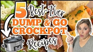 5 AMAZINGLY EASY DUMP & GO CROCKPOT RECIPES that WILL BLOW your MIND | BEST OF 2025
