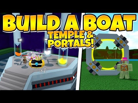 Build A Boat New Temple Teleporter Block Youtube - poe access how to build a boat on roblox