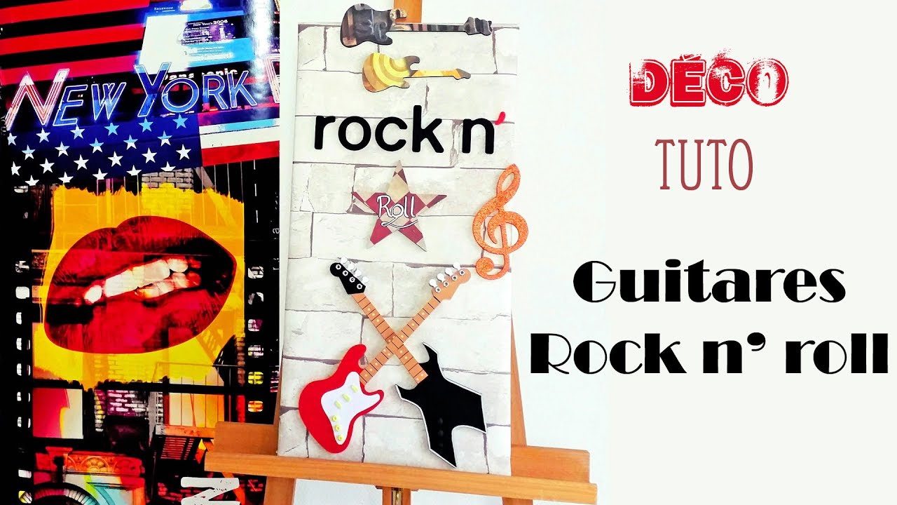 DIY - TUTO DECO musique : guitares en bois, rock n roll, étoile star ! DIY - TUTO DECO musique : guitares en bois, rock n roll, étoile star !