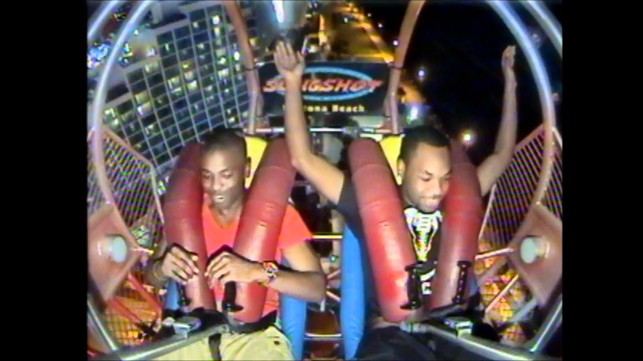 Sling shot ride Daytona Beach YouTube
