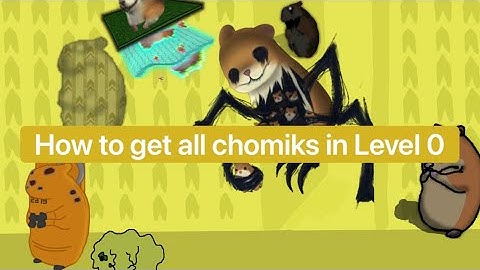 [Roblox]How to get all chomiks in Level 0 In FTC unless backrooms chomik (Easy-hard)